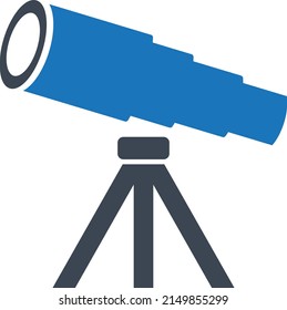 Astronomy icon on white background
