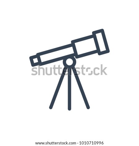 astronomy icon outline