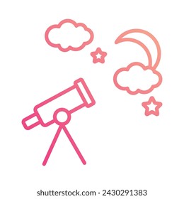 Astronomie-Symbol Vektor Stock Illustration
