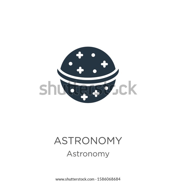 Astronomy icon vector. Trendy flat astronomy icon from astronomy collection isolated on white background. Vector illustration can be used for web and mobile graphic design, logo, eps10