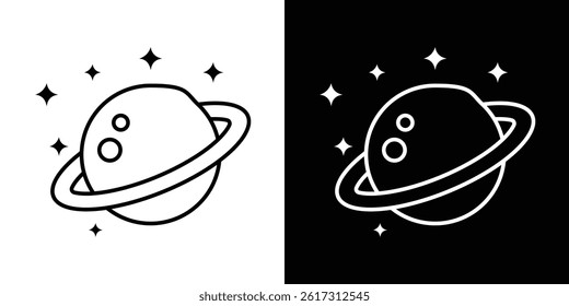 Astronomy icon vector for web and mobile app. Symbol isolated.