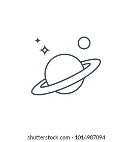 astronomy line icon