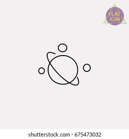 astronomy line icon