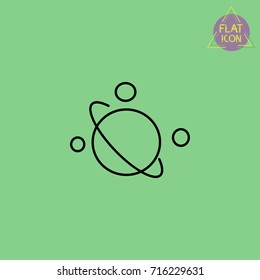 astronomy line icon