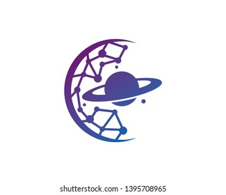 Astronomy Logo Template, Icon, Symbol