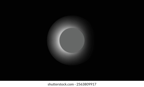 astronomy, moon, circle on black background.