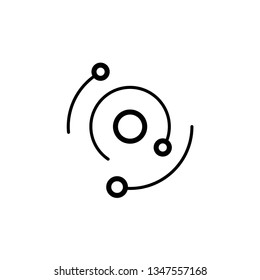 astronomy, moon icon
