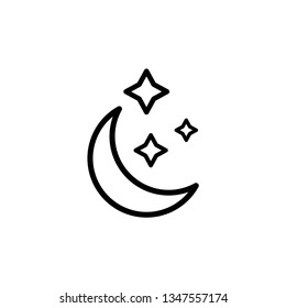 astronomy, moon icon