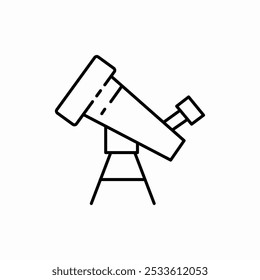 astronomy observe icon sign vector