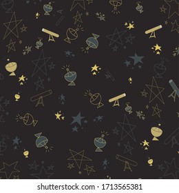 Astronomy pattern, great design for any purposes