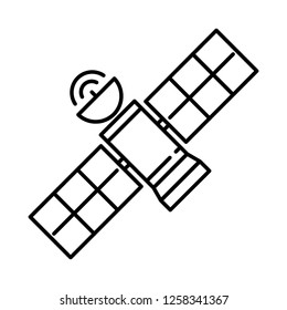 Astronomy satellite icon