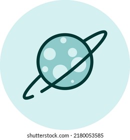 Astronomy science, illustration, vector on a white background.