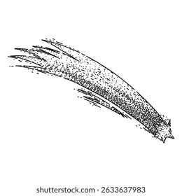 astronomia tiro estrela mão desenhada. noite celestial, observação do céu, luz de raia astronomia tiro estrela vetor esboço. ilustração preta isolada