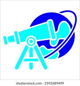 Astronomy Simple Icon Vector Illustration Concept