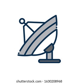 astronomy and space on white background vector illustration