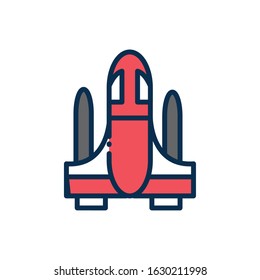 astronomy and space on white background vector illustration