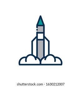 astronomy and space on white background vector illustration