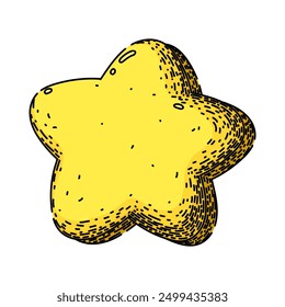 astronomy star hand drawn. sun light, brightness space, galaxy universe astronomy star vector sketch. isolated color illustration