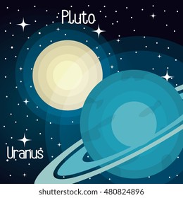 astronomy system solar planets isolated