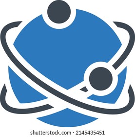 astronomía Ilustración vectorial sobre un fondo transparente.Símbolos de calidad premium.Icono vector glifos para concepto y diseño gráfico.