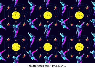 Astronout seamless pattern , perfect for your artwork, illustration, or bussines