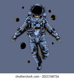 astronouts are fly tshirt design