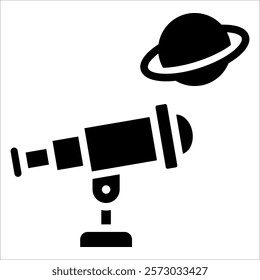 Astrophysics Icon Element For Design