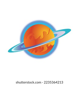 Astrophysics isometric composition with neon colored scientific icons on blank background vector illustration