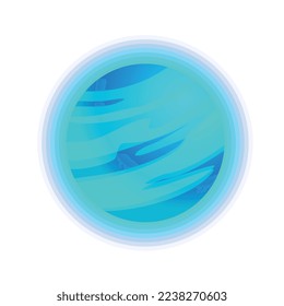 Astrophysics isometric composition with neon colored scientific icons on blank background vector illustration