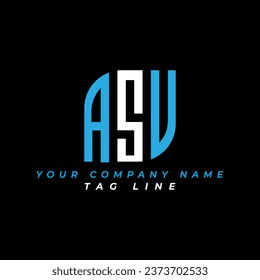 ASU letter logo creative design with vector graphic, Abc simple and modern logo design. Pro Vector