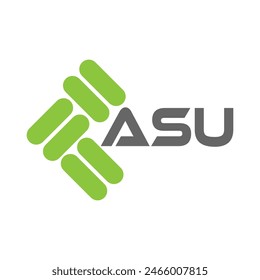 ASU letter logo vector design, ASU simple and modern logo. ASU luxurious alphabet design