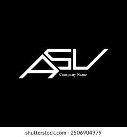 ASU logo design, ASU simple and modern logo. ASU luxurious alphabet design  