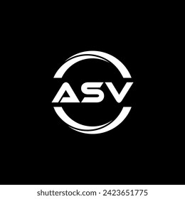 ASV Letter Logo Design, Inspiration for a Unique Identity. Modern Elegance and Creative Design. Watermark Your Success with the Striking this Logo.