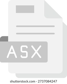 Asx Line vector Icon Design