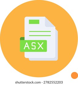 Asx vector Icon Design Illustration
