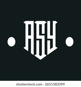ASY Letter Initial Logo Design Template Vector Illustratio