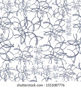 Asymmetric abstract black and white vector texture on a white background, seamless pattern, circle, semicircle, radius, diameter, bubble, blot, background, stamp, fragment, spot, smear, frame