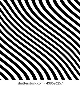  Asymmetric abstract diagonal wavy striped lines with distortion, deformation effect.