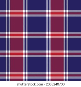 Asymmetric Plaid textured seamless pattern suitable for fashion textiles and graphics