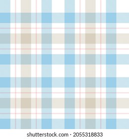 Asymmetric Plaid textured seamless pattern suitable for fashion textiles and graphics