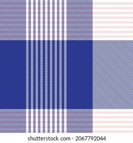 Asymmetric Plaid textured seamless pattern suitable for fashion textiles and graphics