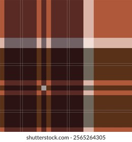 Asymmetric scottish texture, plaid pattern. Vector graphic design