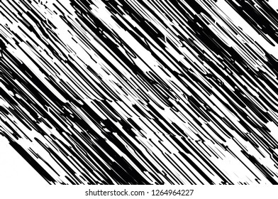 Asymmetric texture with doodles, hatching, stripes, scratch, interference. Grunge Pattern. Vector illustration.