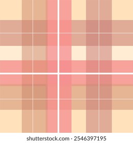 Asymmetric three stripes plaid pattern