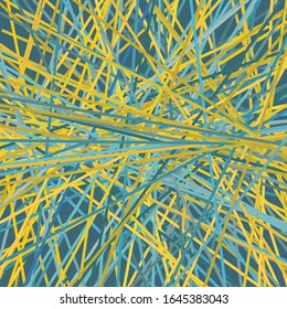 Ilustración del vector de rayas entrelazadas asimétricas caóticas