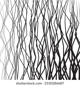 Asymmetrical diagonal lines vector design