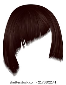 Asymmetrical kare with oblique bangs