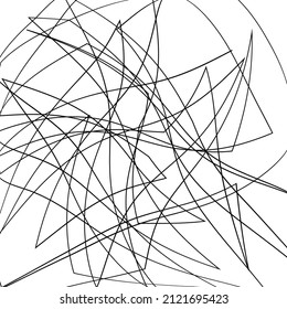 Asymmetrical texture with chaotic  lines. Overlay texture for your amazing design. Grain Urban Dust Distress grunge background. Black and white. Abstract geometric pattern. Vector illustration