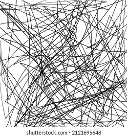 Textura asimétrica con líneas caóticas. Textura superpuesta para tu asombroso diseño. Grano de fondo de fondo de la angustia del polvo urbano. Blanco y negro. Patrón geométrico abstracto. Ilustración del vector