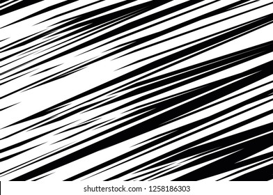 Asymmetrical texture with random chaotic diagonal lines. Overlay texture for your amazing design. Grain Urban Dust Distress. Black and white. Abstract geometric pattern. Vector illustration
